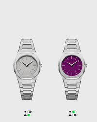 D1 Milano Ultra THIN purple|silver