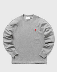 AMI Paris AMI de Coeur Longsleeve T-Shirt Grey