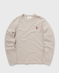 AMI Paris LONG Sleeves ADC TEE beige