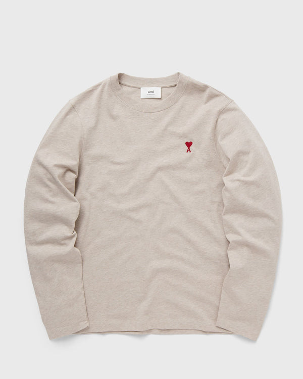 AMI Paris LONG SLEEVES ADC TEE beige