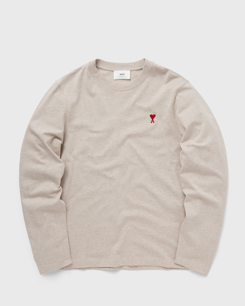 AMI Paris LONG SLEEVES ADC TEE beige