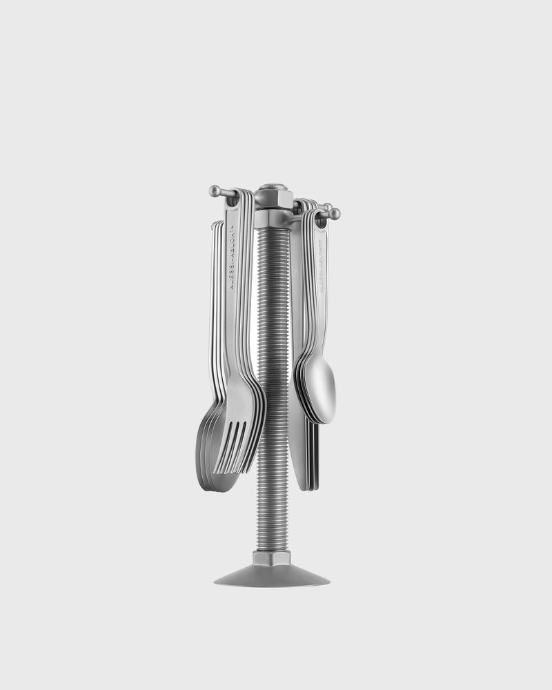 Alessi CONVERSATIONAL OBJECTS CUTLERY SET 16 PIECES by Virgil Abloh silver