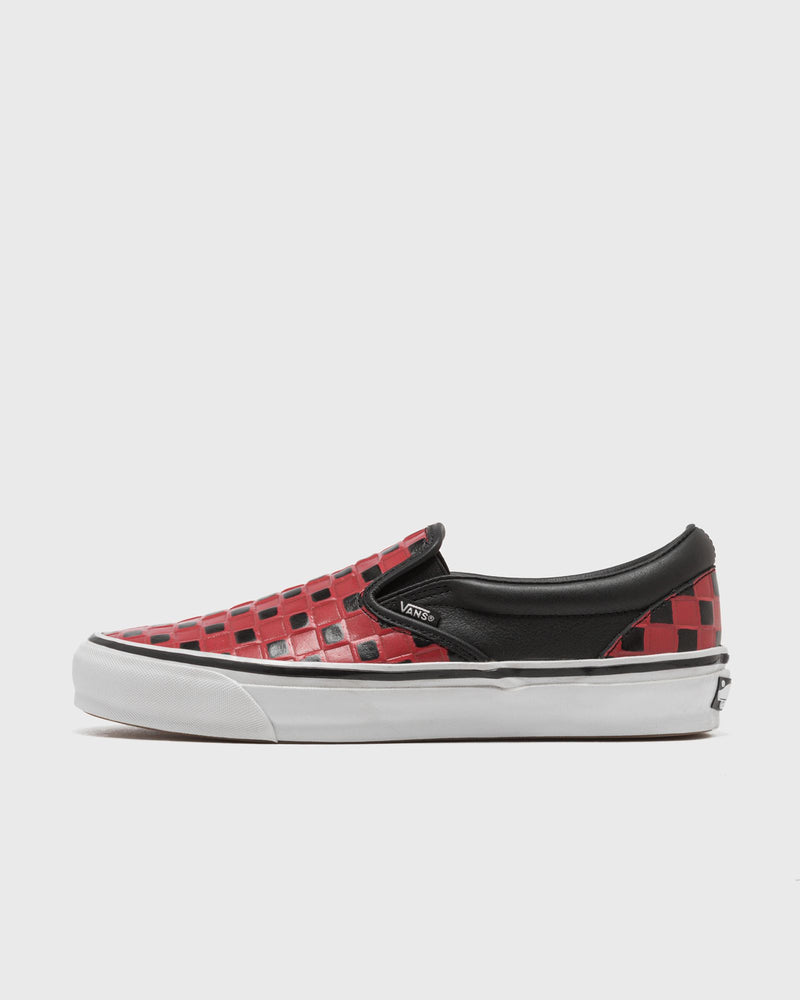 Vans OTW Classic Slip-On 98 Vibram LEATHER CHECK black|red