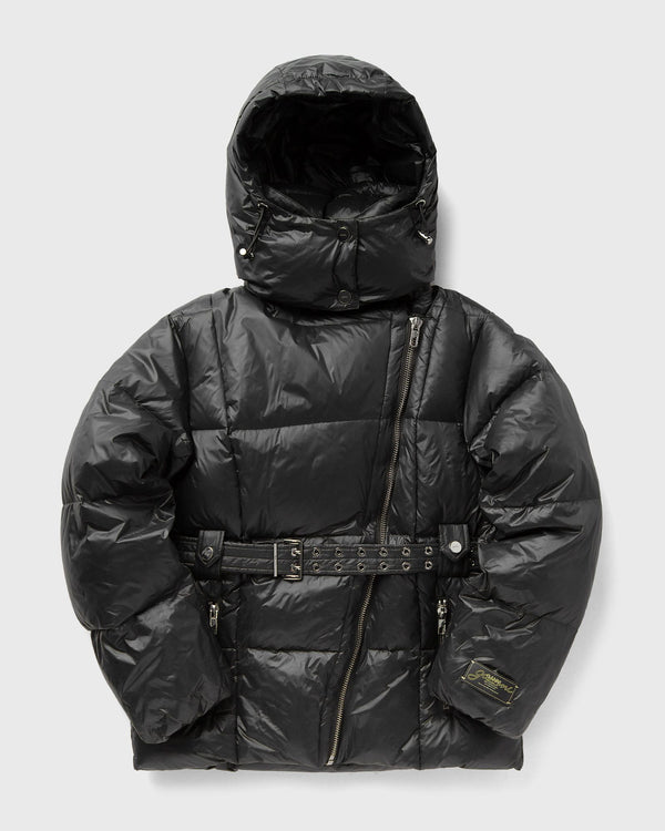 Ganni Shiny Nylon Puffer Jacket black