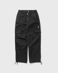 Ganni Washed Cotton Twill Pants black
