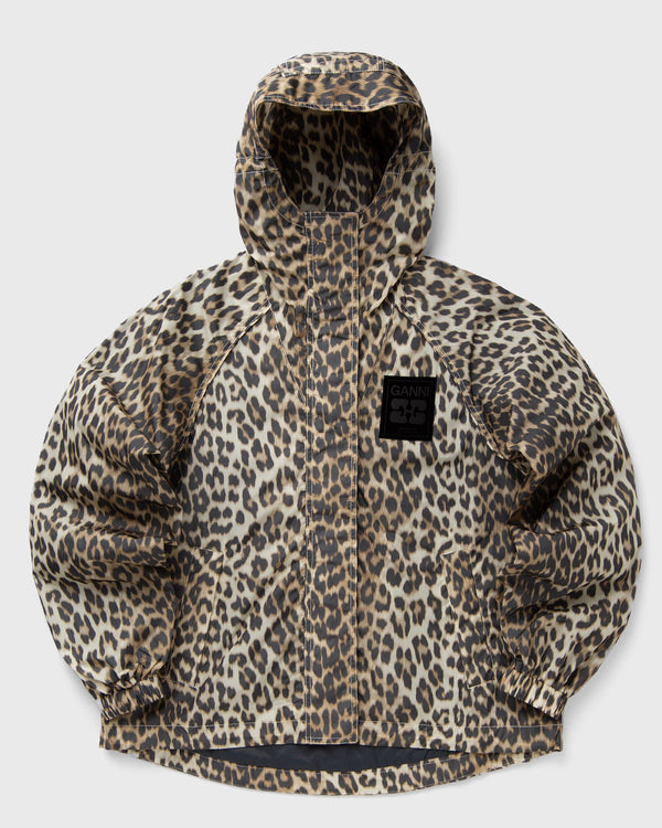 Ganni Flyweight Nylon Jacket beige