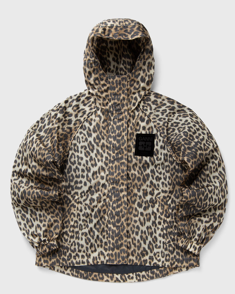 Ganni Flyweight Nylon Jacket beige