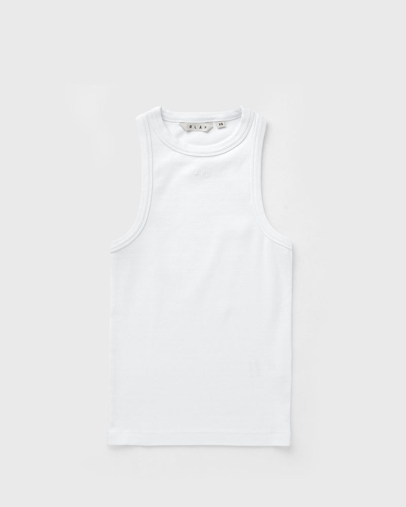 LF RIB TANKTOP white