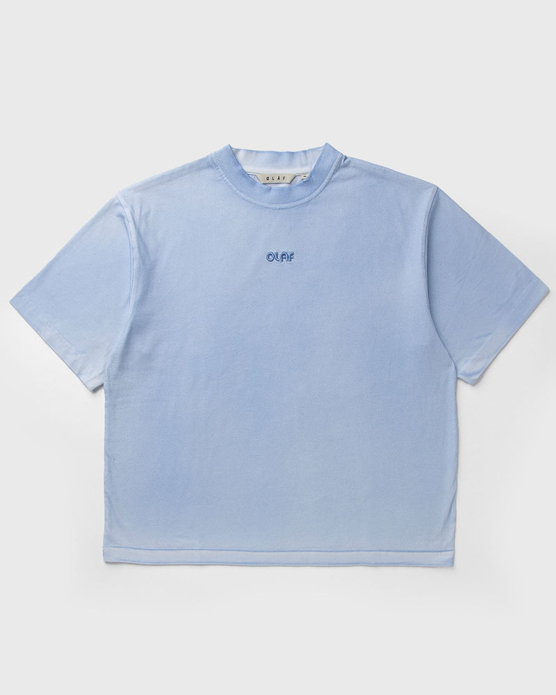 LF SPRAYED BOXY TEE blue