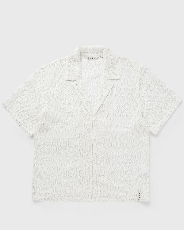 LF LACE CAMP SHIRT SS white