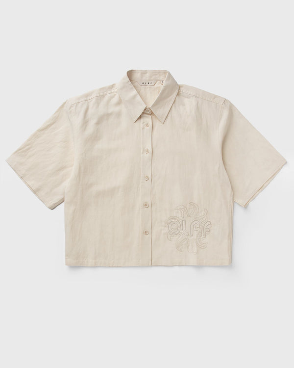 LF COTTON LINEN SUN SHIRT beige
