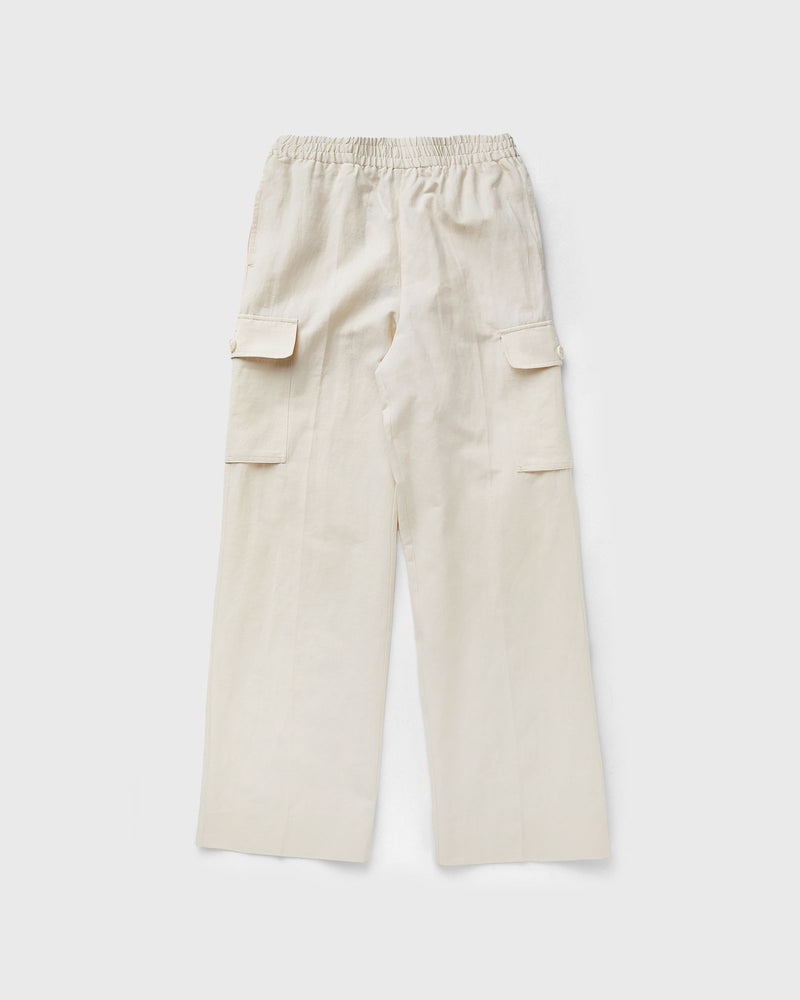 LF COTTON LINEN CARGO PANTS beige