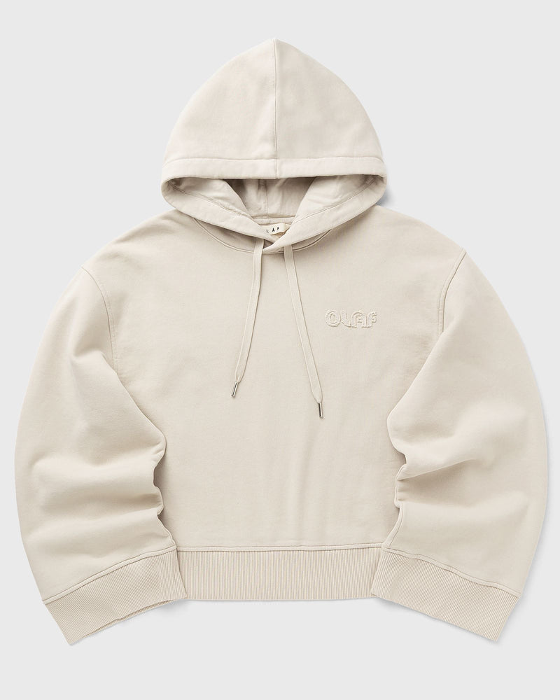 LF RETRO APPLIQU HOODIE beige