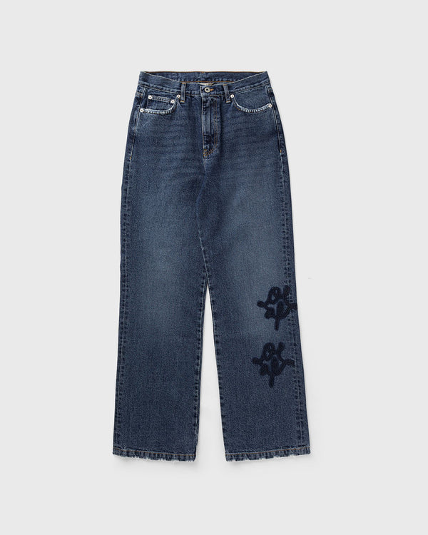 LF MONOGRAM DENIM PANT blue