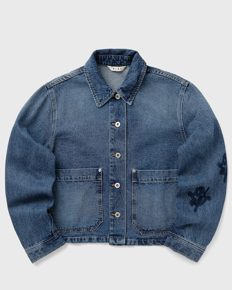 LF MONOGRAM DENIM JACKET blue