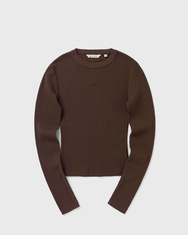ØLÅF Waffle TOP LS brown