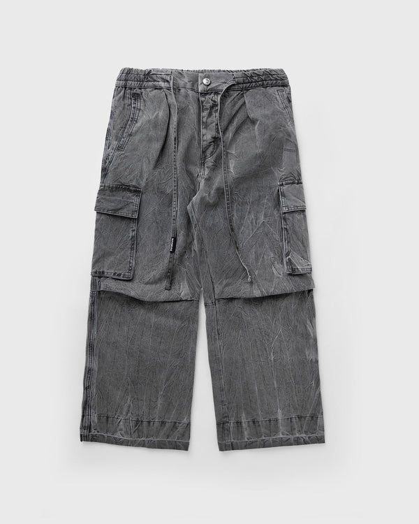 Nahmias Washed Pleated Cargos black