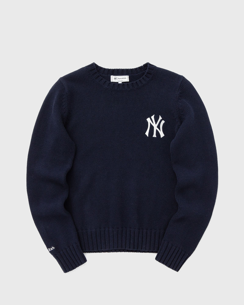 Sporty & Rich Heritage Yankees Serif Knitted Sweater Blue