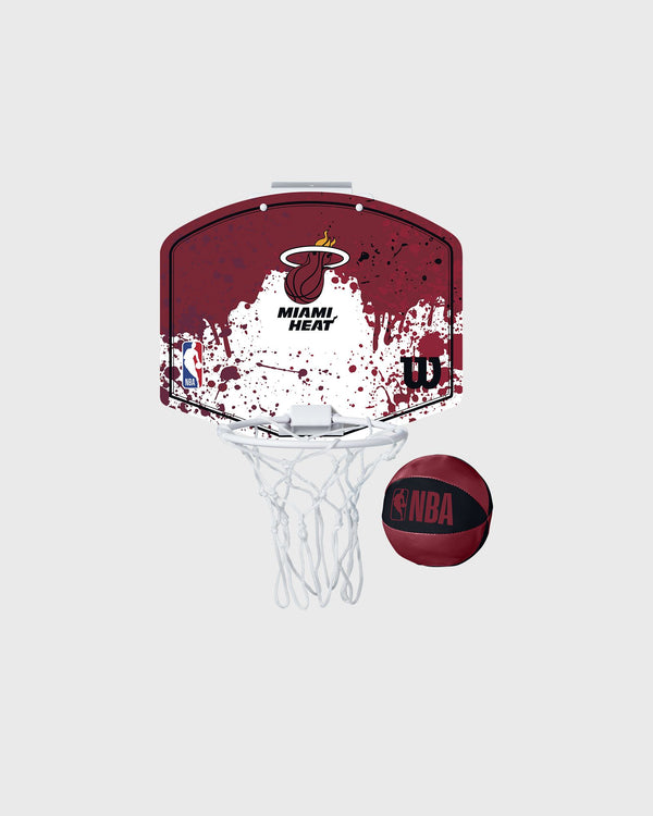 Wilson NBA TEAM MINI HOOP MIAMI HEAT red