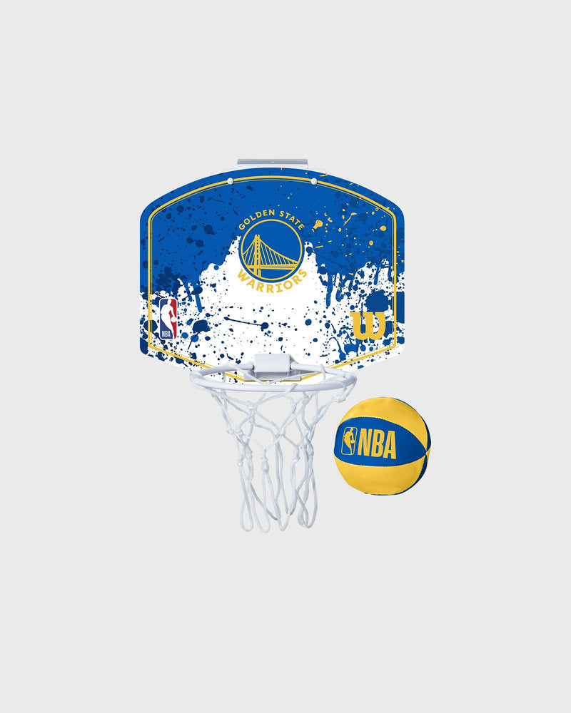 Wilson NBA TEAM MINI HOOP GOLDEN STATE WARRIORS blue