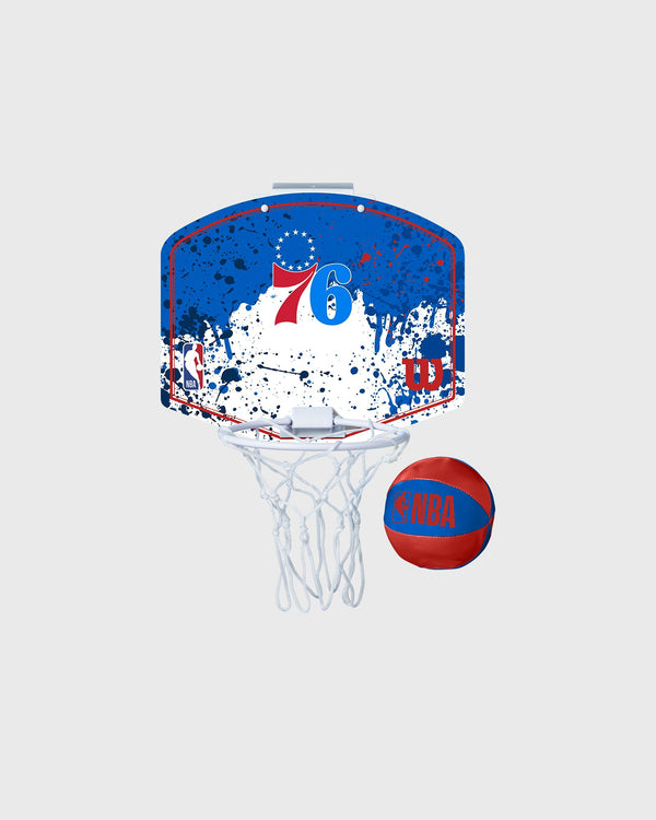 Wilson NBA TEAM MINI HOOP PHILADELPHIA 76ERS red