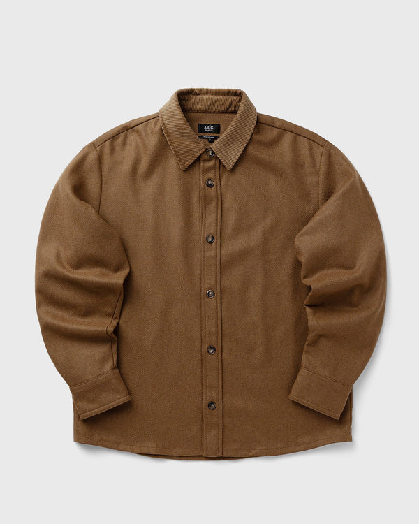 A.P.C. SURCHEMISE BERNARDO brown