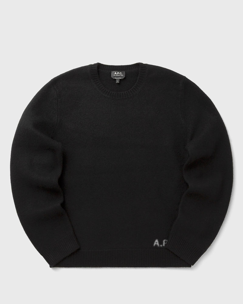 A.P.C. COL ROND PULLOVER black