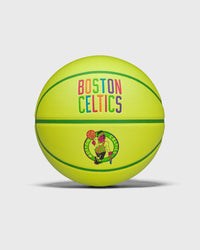Wilson NBA Team Neon Basketball Boston Celtics Size 7 Yellow