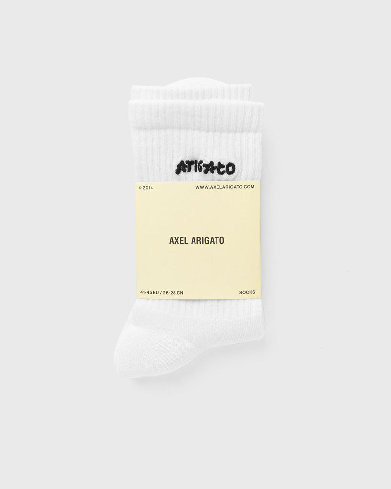Axel Arigato Floral Logo Socks White