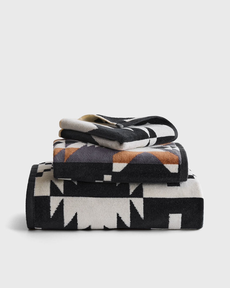 Pendleton 3 PIECE TOWEL SET black|multi