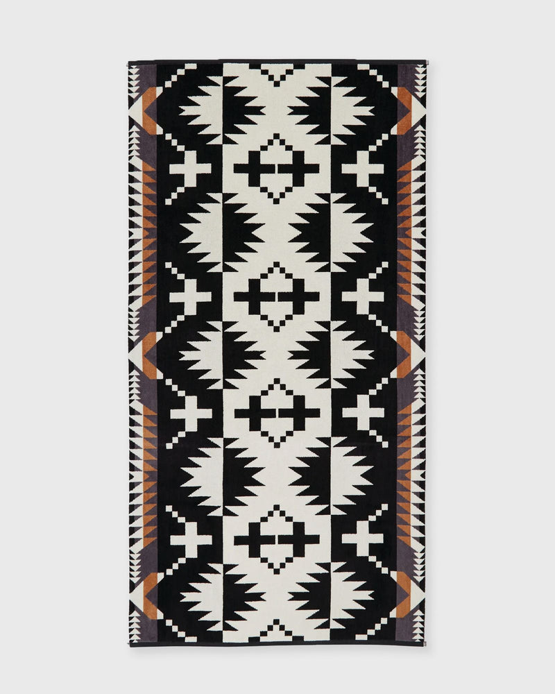 Pendleton Jacquard BATH Towels black|white