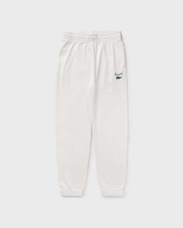 Lacoste LOGO FLEECE SWEATPANTS white