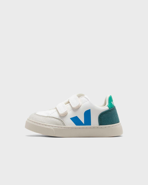 Veja Small V-12 CHROMEFREE LEATHER blue|white