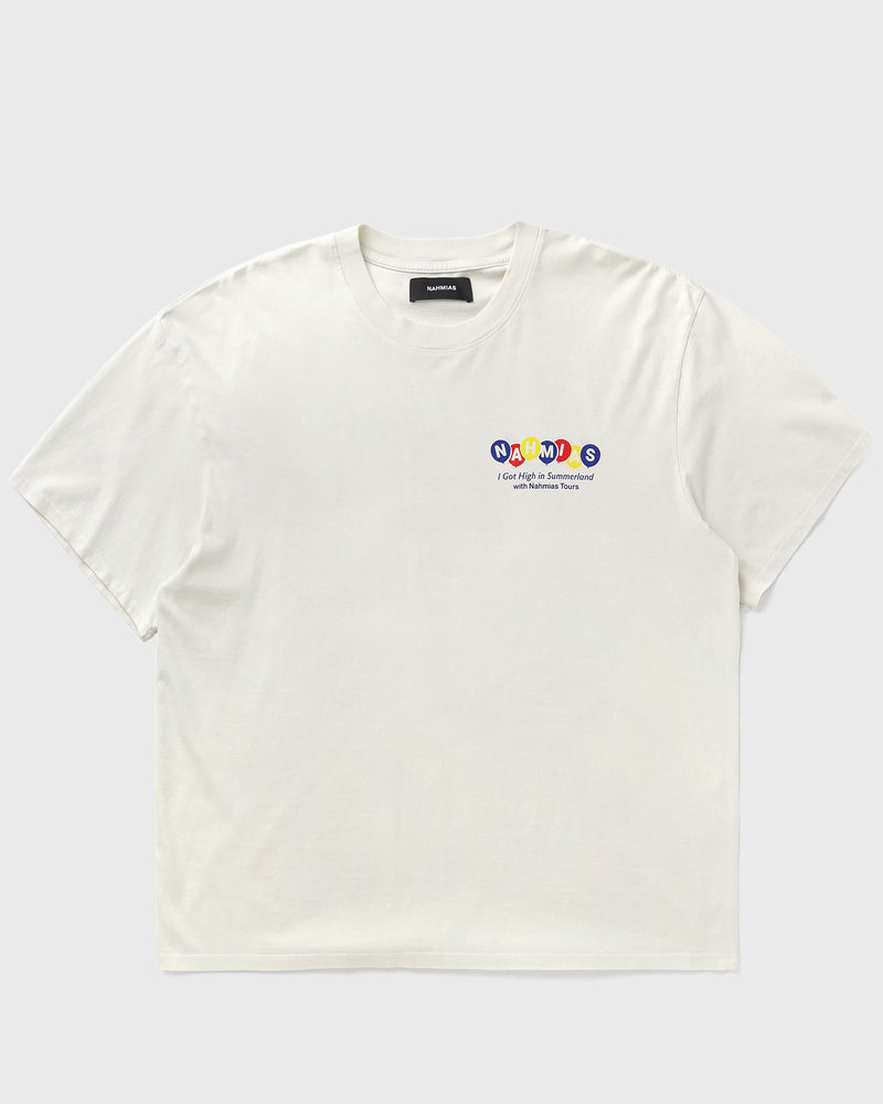 Nahmias HIGH IN SUMMERLAND BOXY T-SHIRT white