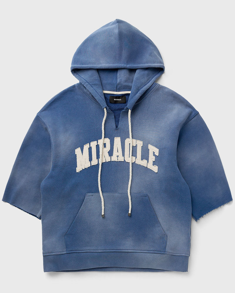 Nahmias Miracle Cut Off Hoodie blue
