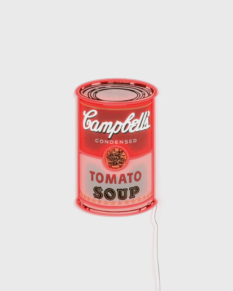 YELLOWPOP CAMPBELL'S YP X ANDY WARHOL LED NEON - NEW - EU PLUG red