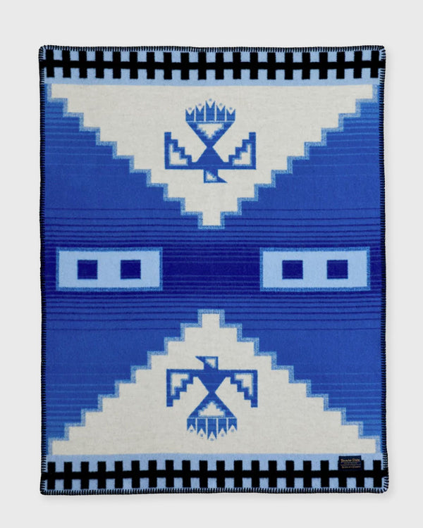 Pendleton THE COLLEGE FUND CRIB BLANKET blue|beige