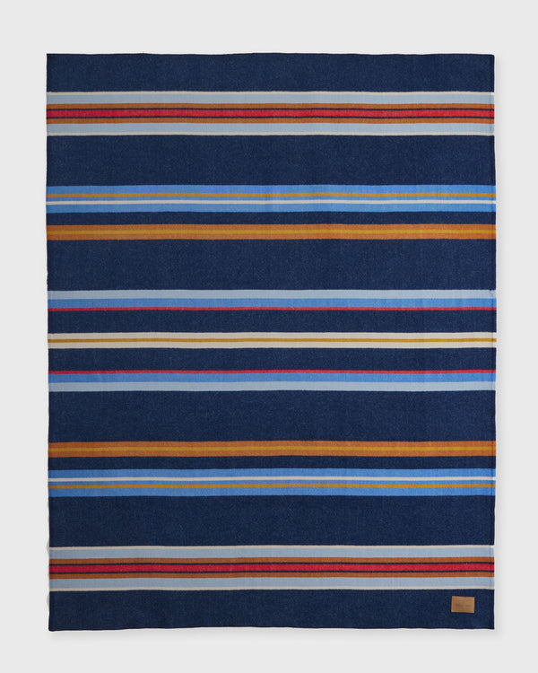 Pendleton BRIDGER STRIPE THROW blue