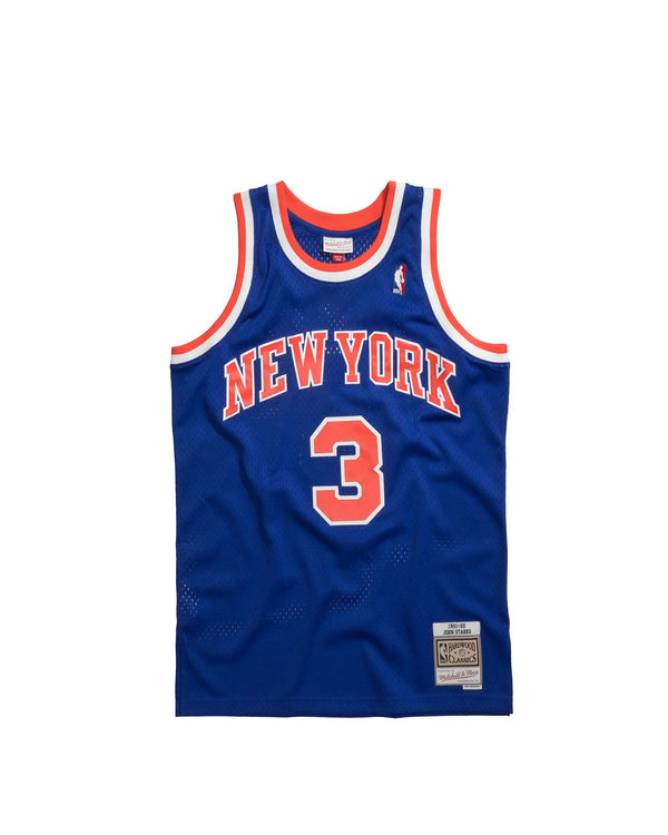 Mitchell & Ness NBA Swingman Jersey New York Knicks Road 1991-92 John Starks #3 blue