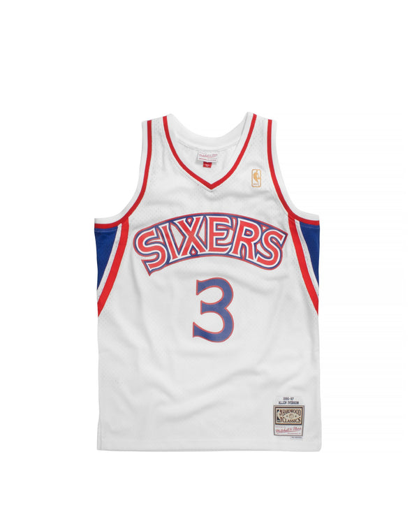 Mitchell & Ness NBA Swingman Jersey Philadelphia 76ers Home 1996-97 Allen Iverson #3 white