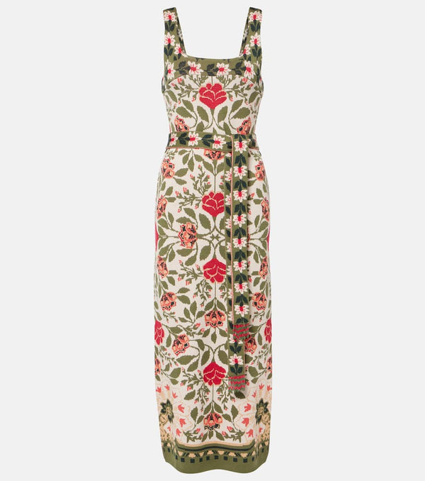 Farm Rio Floral midi dress