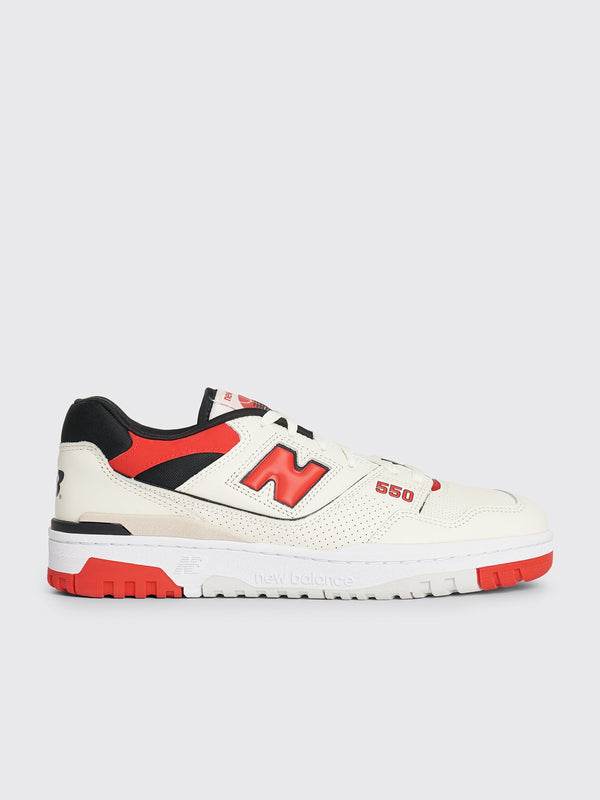 New Balance BB550 Sea Salt / Red - Sneakers