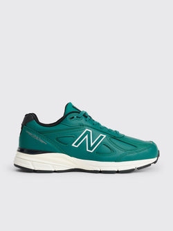 New Balance Teddy Santis Made in USA 990v4 Teal White Sneakers