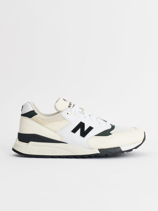 New Balance Teddy Santis Made in USA 998 White  Black - Sneakers