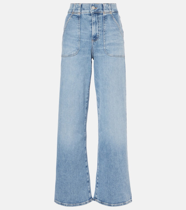 Frame Modern Pocket high-rise wide-leg jeans