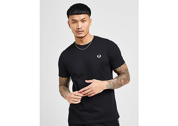 Fred Perry Crewneck T Shirt  Black