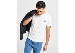 Fred Perry Crewneck T Shirt  WHITE