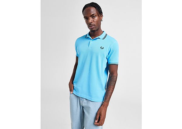 Fred Perry Twin Tipped Polo Shirt  Blue