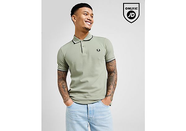 Fred Perry Twin Tipped Polo Shirt  Green