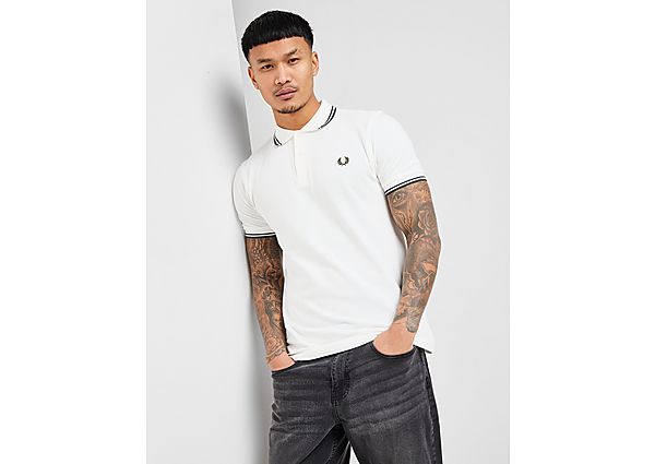 Fred Perry Twin Tipped Polo Shirt  White